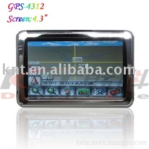 KNT new 4.3 inch bluetooth & fm touch screen GPS Receiver--GPS-4312